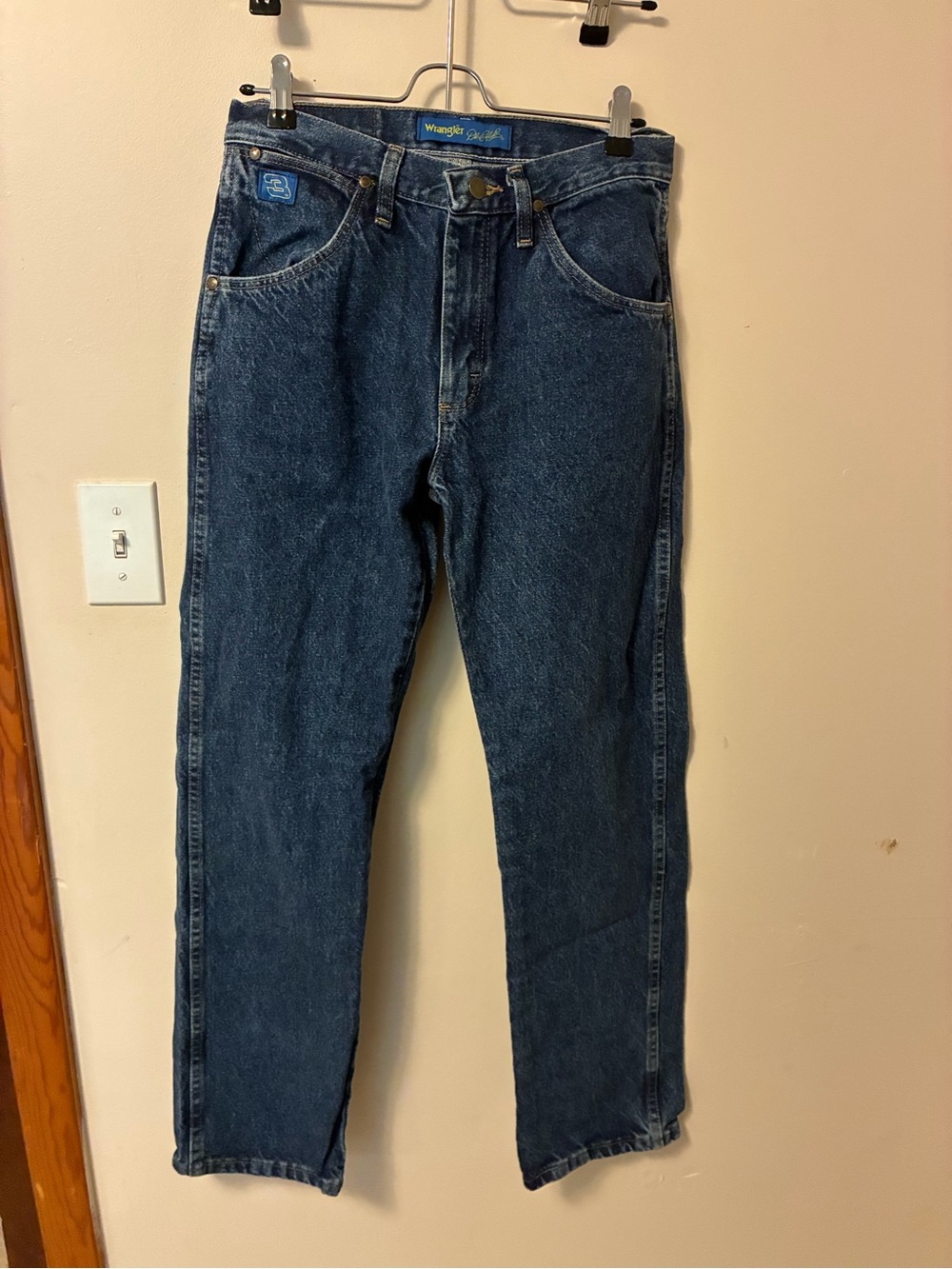Wrangler Men's Indigo Straight Leg Jeans